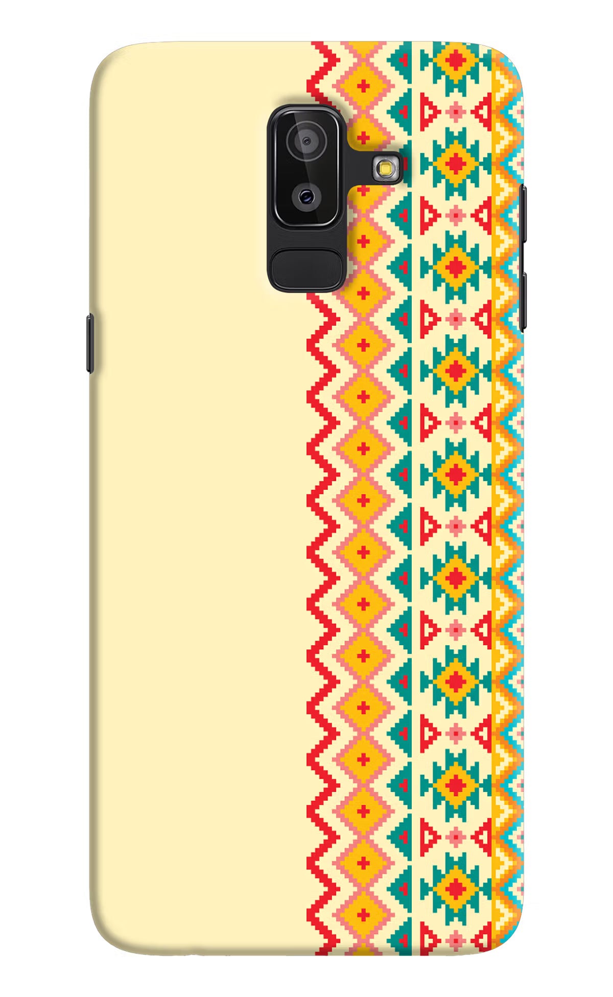 Ethnic Seamless Samsung J8 Hard Case Back Cover by Casekaro