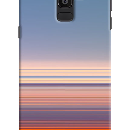 Morning Colors Samsung J8 Hard Case Back Cover by Casekaro