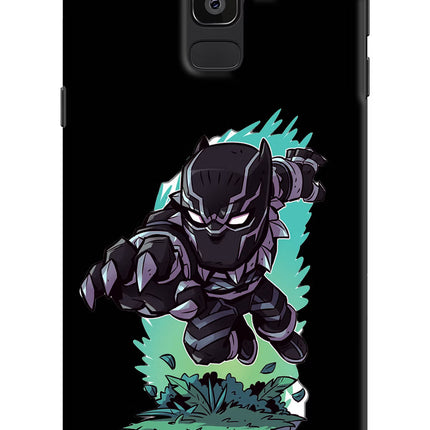 Black Panther Samsung J8 Hard Case Back Cover by Casekaro
