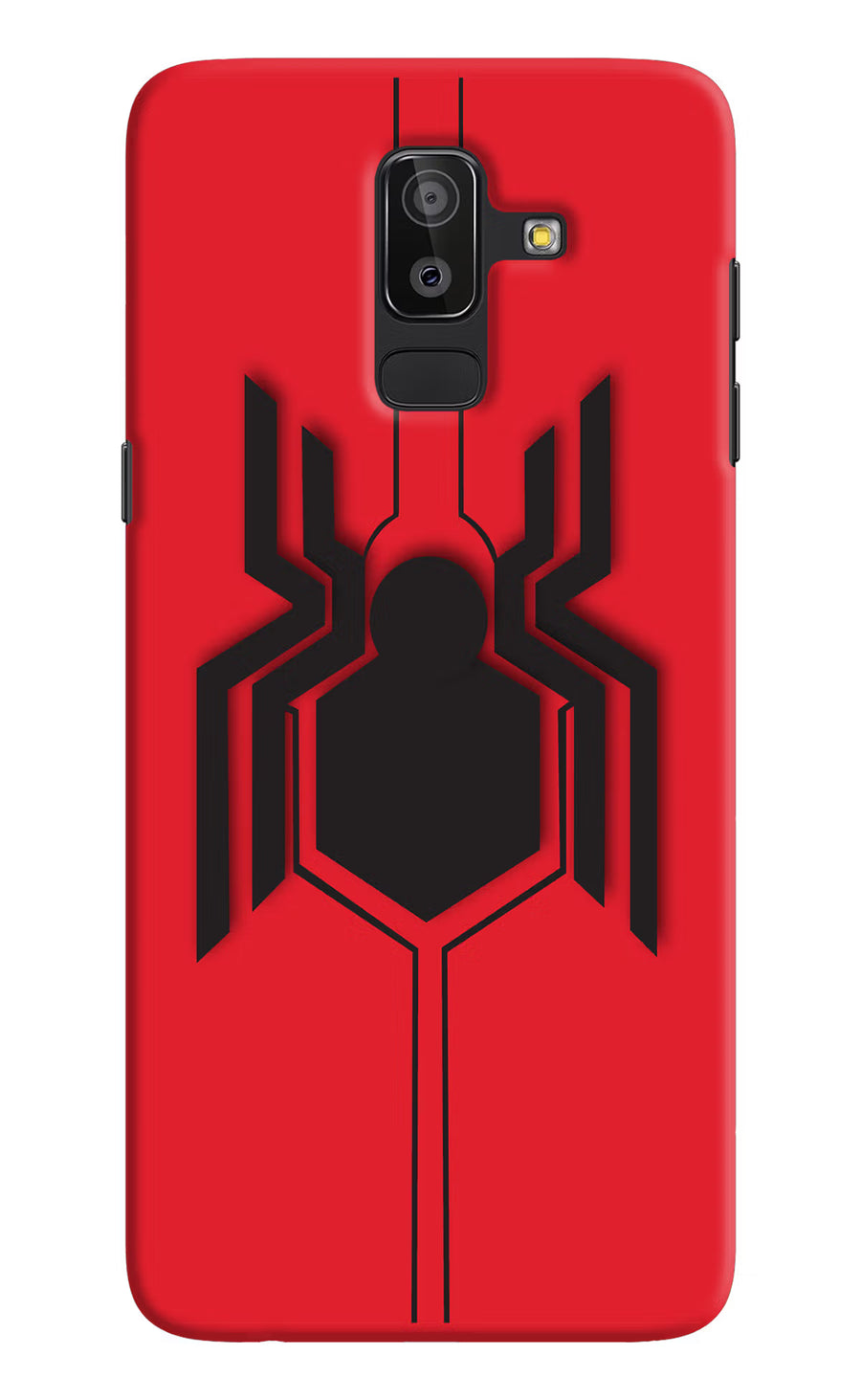 Spider Samsung J8 Back Cover, Hard case