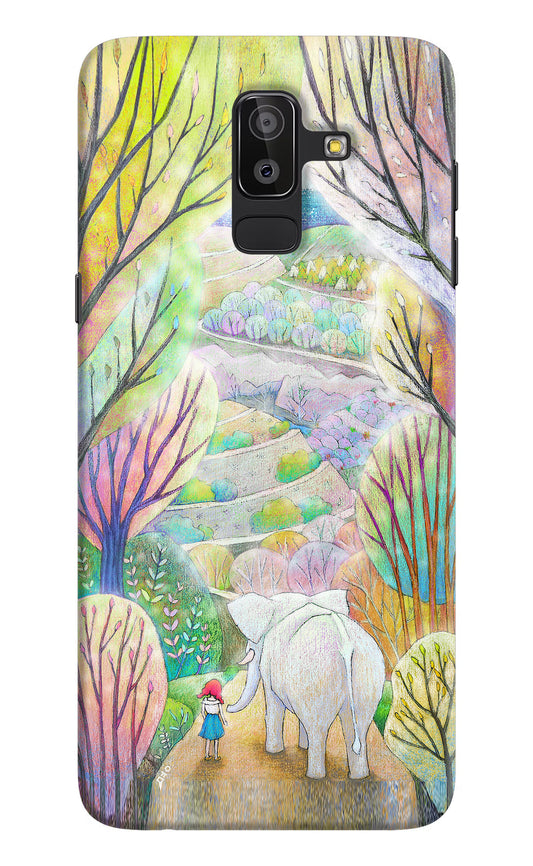 Nature Painting Samsung J8 Hard Case Back Cover by Casekaro