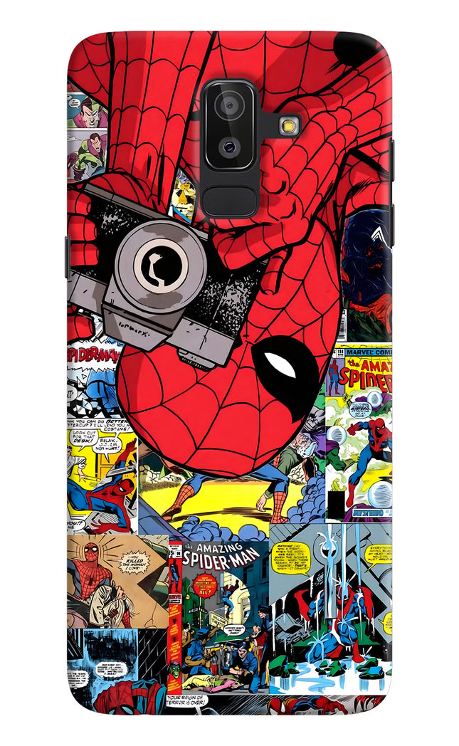Spider Man Samsung J8 Hard Case Back Cover by Casekaro