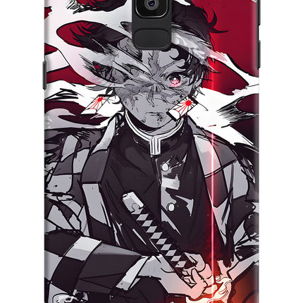 Demon Slayer Samsung J8 Hard Case Back Cover by Casekaro