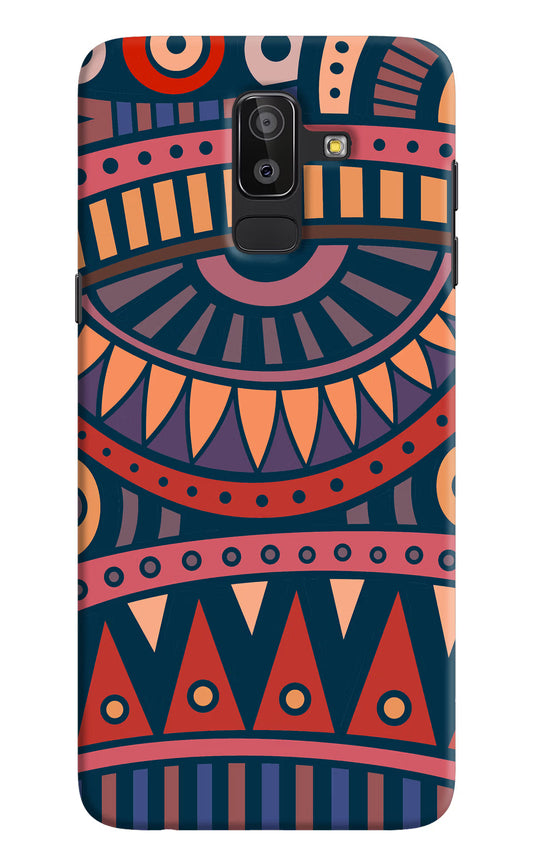 African Culture Design Samsung J8 Hard Case Back Cover by Casekaro