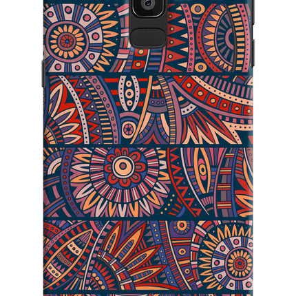 African Culture Design Samsung J8 Hard Case Back Cover by Casekaro