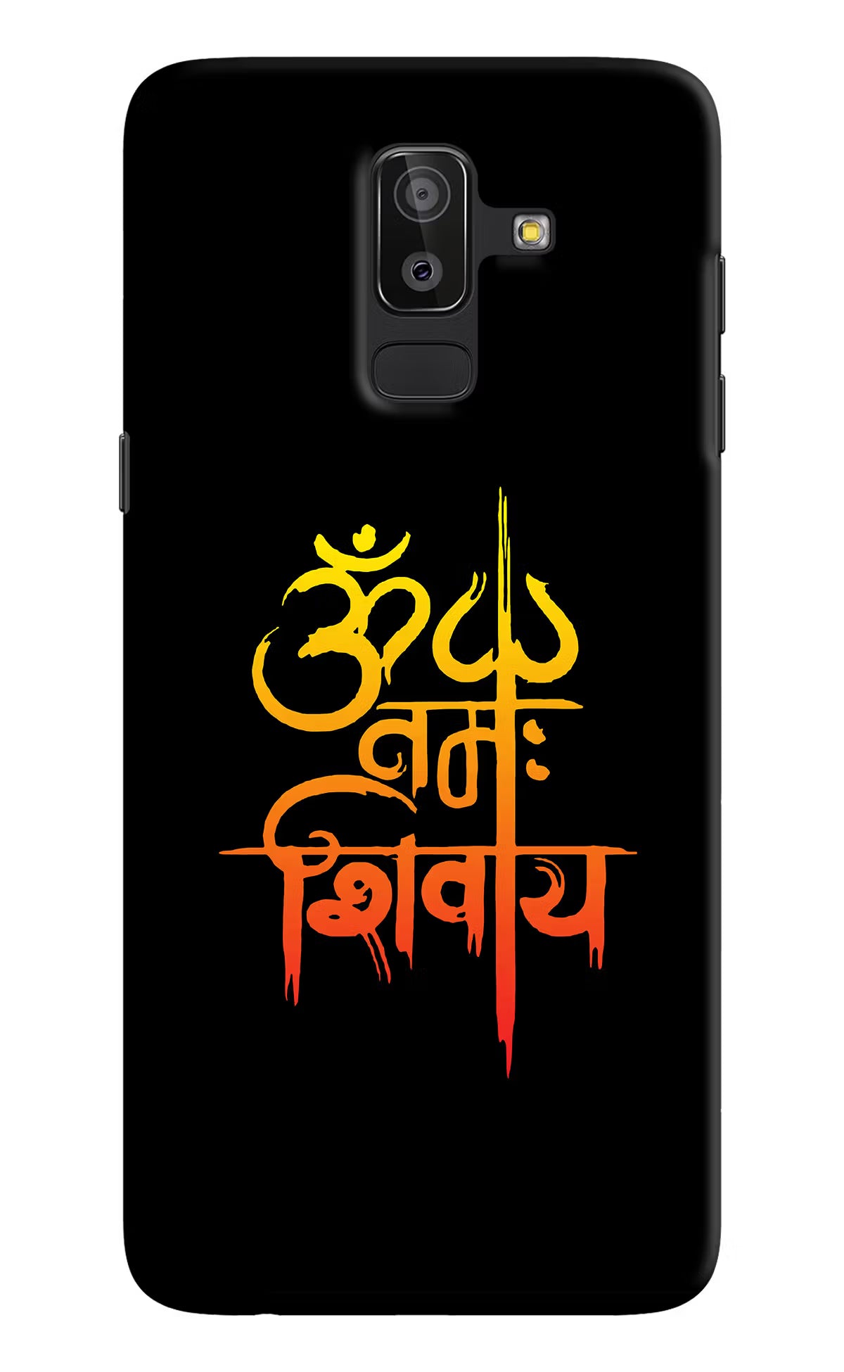 Om Namah Shivay Samsung J8 Hard Case Back Cover by Casekaro