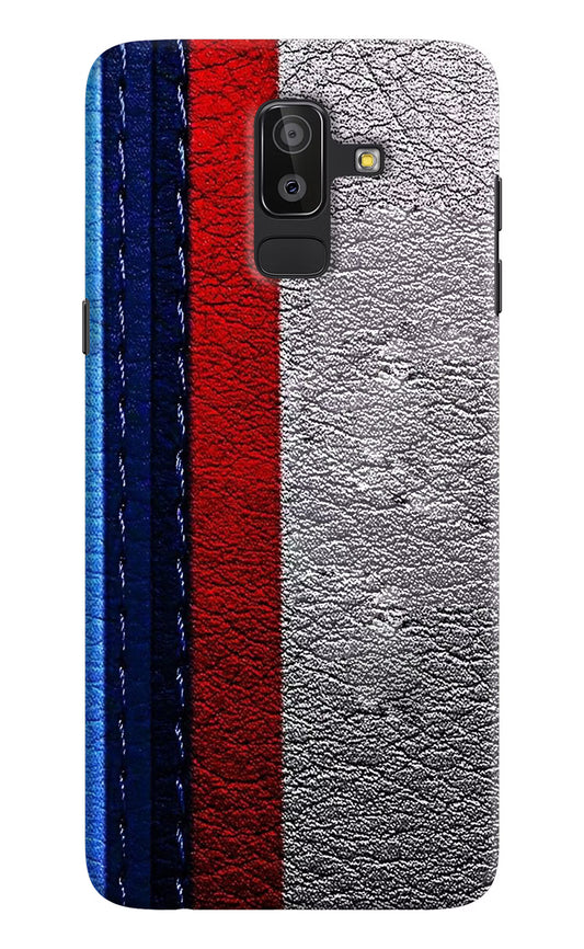 BMW Stripes Samsung J8 Hard Case Back Cover by Casekaro