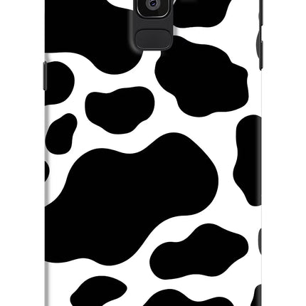 Cow Spots Samsung J8 Hard Case Back Cover by Casekaro