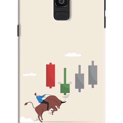 Bull Trading Momentum Samsung J8 Hard Case Back Cover by Casekaro