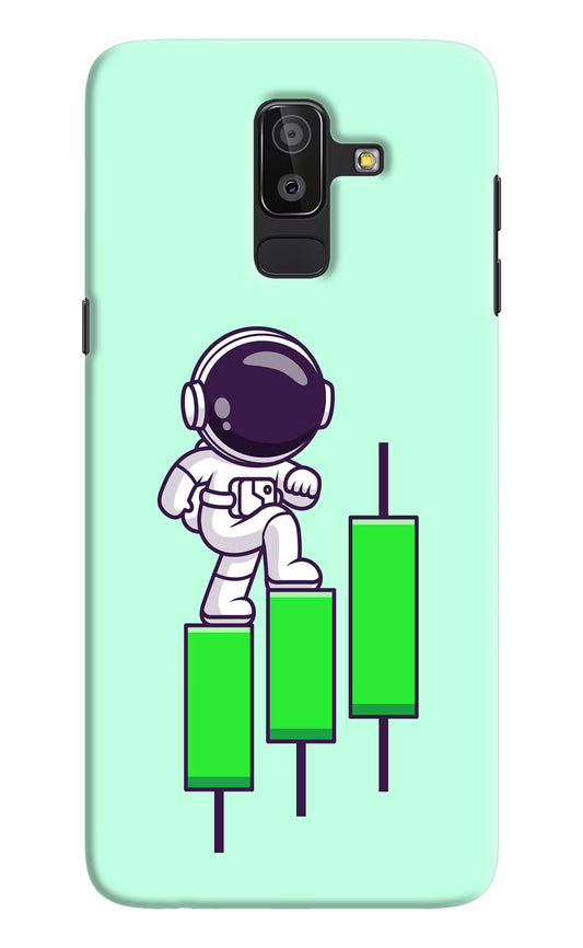 Astronaut Trader Samsung J8 Hard Case Back Cover by Casekaro