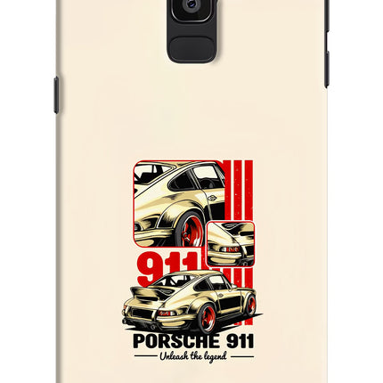 Classic Porsche 911 Samsung J8 Hard Case Back Cover by Casekaro