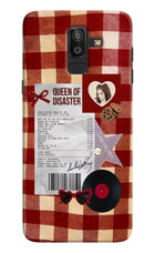Queen of Disaster Samsung J8 Hard Case Back Cover by Casekaro