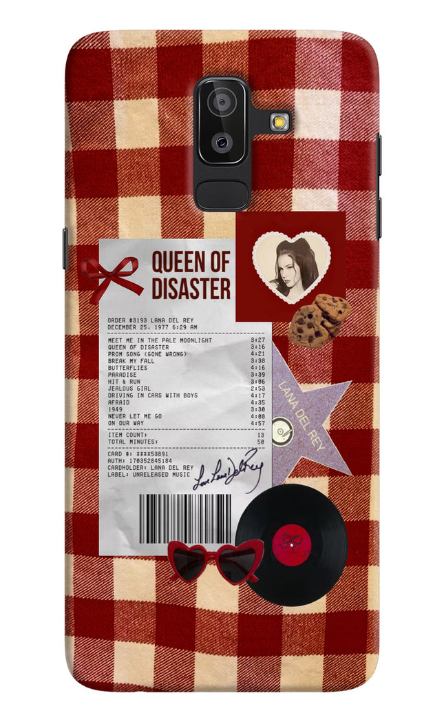 Queen of Disaster Samsung J8 Hard Case Back Cover by Casekaro