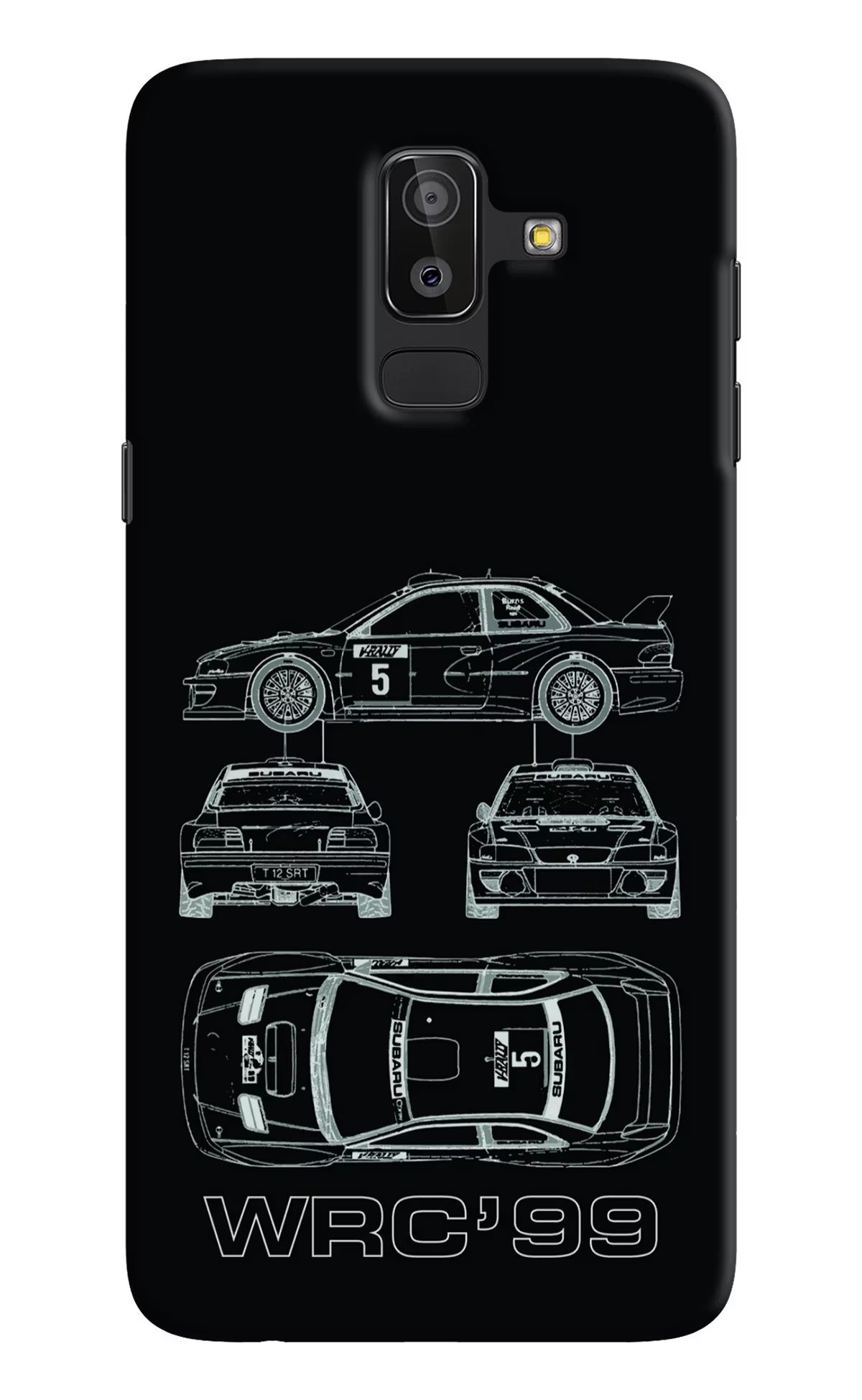 WRC'99 Samsung J8 Hard Case Back Cover by Casekaro
