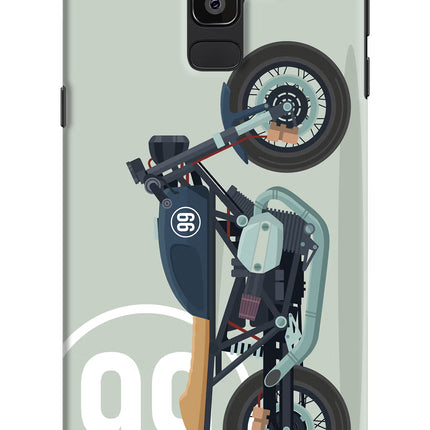 Classic Cafe Racer 99 Samsung J8 Hard Case Back Cover by Casekaro