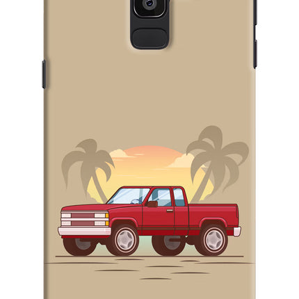 Desert Classic Drive Samsung J8 Hard Case Back Cover by Casekaro