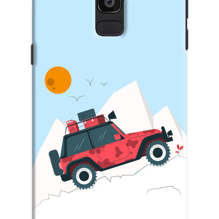 Mountain Trail Beast Samsung J8 Hard Case Back Cover by Casekaro