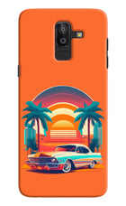 Palm Drive 80s Samsung J8 Hard Case Back Cover by Casekaro