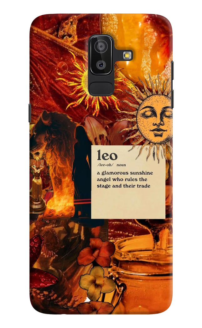 Leo Zodiac Samsung J8 Hard Case Back Cover by Casekaro