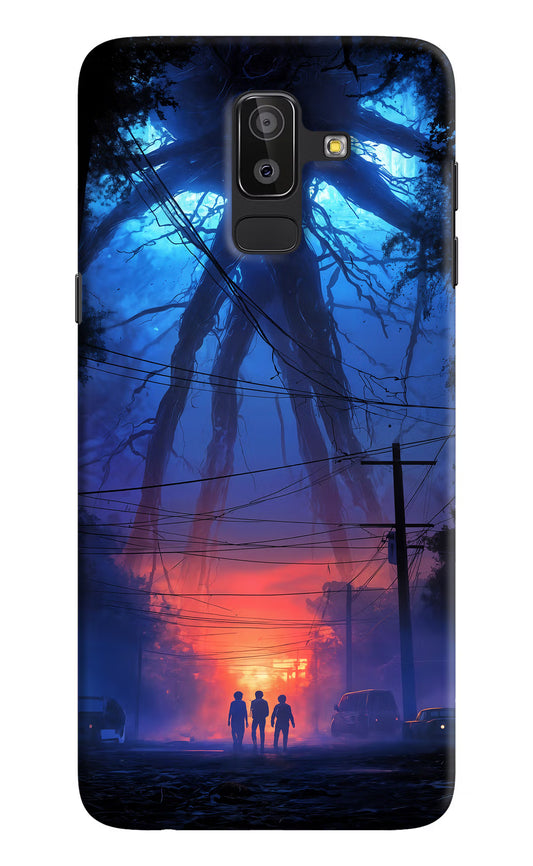 Ordinary Things Shadow Samsung J8 Hard Case Back Cover by Casekaro