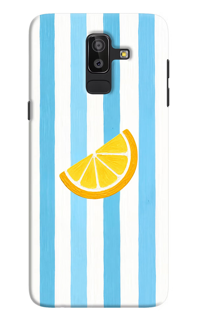 Summer Lemon Samsung J8 Hard Case Back Cover by Casekaro
