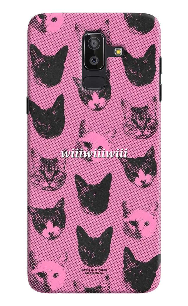 Pink Cats Samsung J8 Hard Case Back Cover by Casekaro