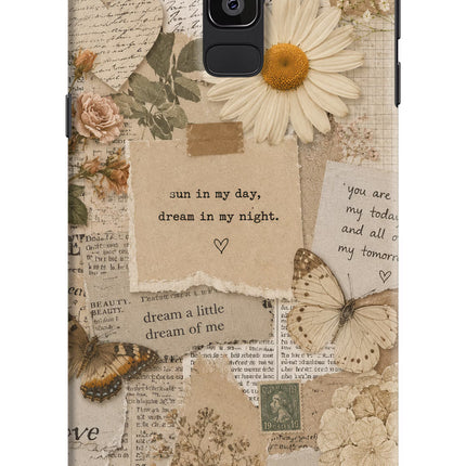 Vintage case Samsung J8 Hard Case Back Cover by Casekaro