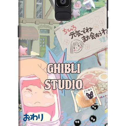 Studio Ghibli Samsung J8 Hard Case Back Cover by Casekaro