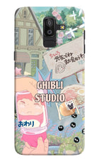Studio Ghibli Samsung J8 Hard Case Back Cover by Casekaro