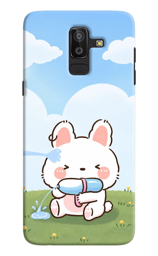 Bunny Treat Samsung J8 Hard Case Back Cover by Casekaro