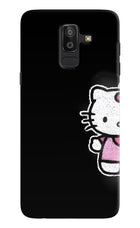 Kitty Charm Samsung J8 Hard Case Back Cover by Casekaro