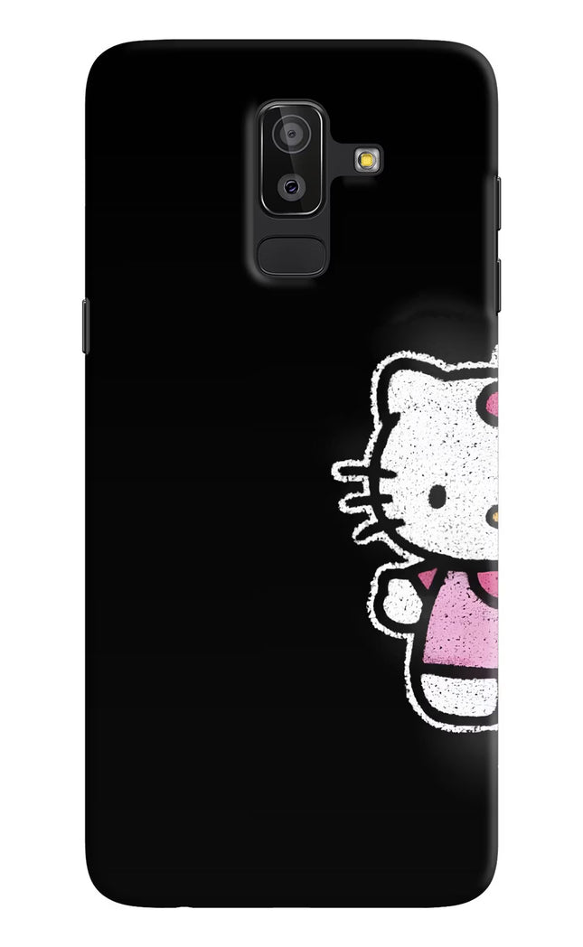 Kitty Charm Samsung J8 Hard Case Back Cover by Casekaro