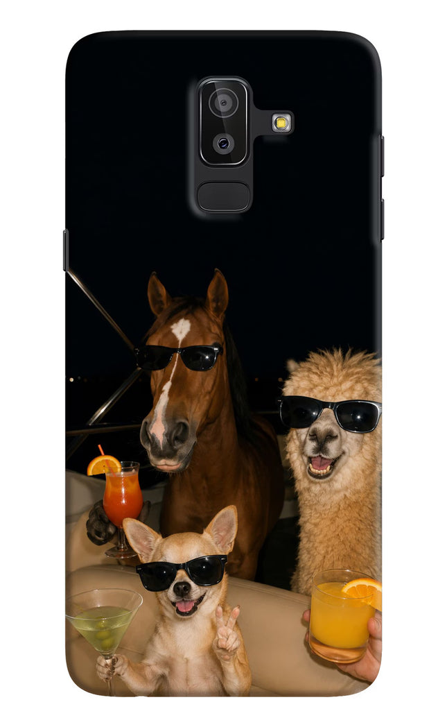 Party Squad Samsung J8 Hard Case Back Cover by Casekaro