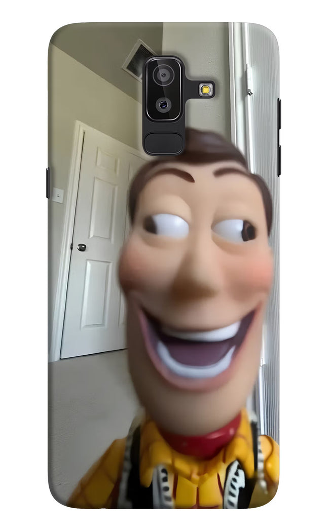 Side Eye Woody Samsung J8 Hard Case Back Cover by Casekaro