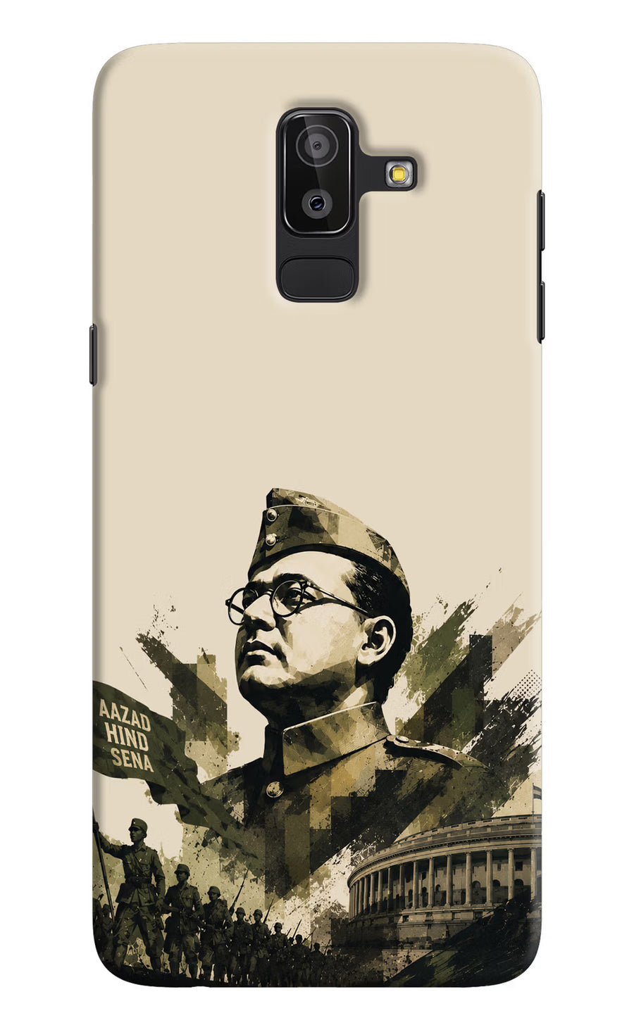 Netaji Rising Samsung J8 Back Cover, Hard case