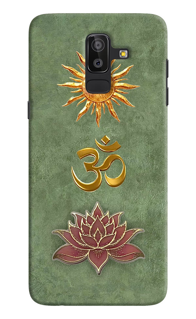 Om & Lotus Samsung J8 Back Cover