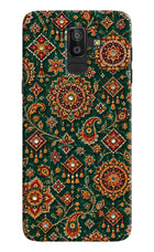 Green Pataka Samsung J8 Hard Case Back Cover by Casekaro