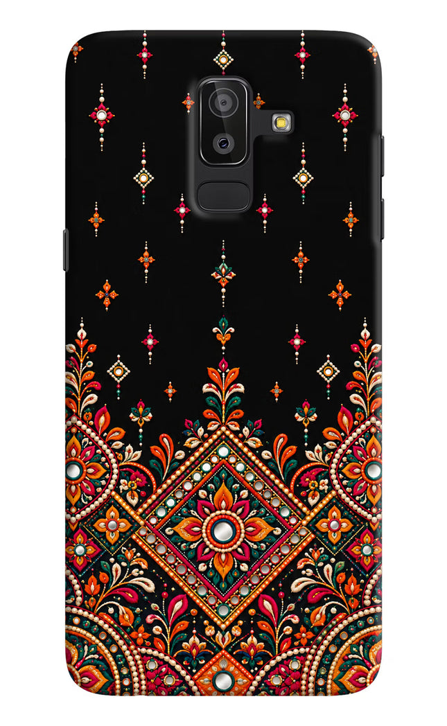 Noir Mehfil Samsung J8 Hard Case Back Cover by Casekaro