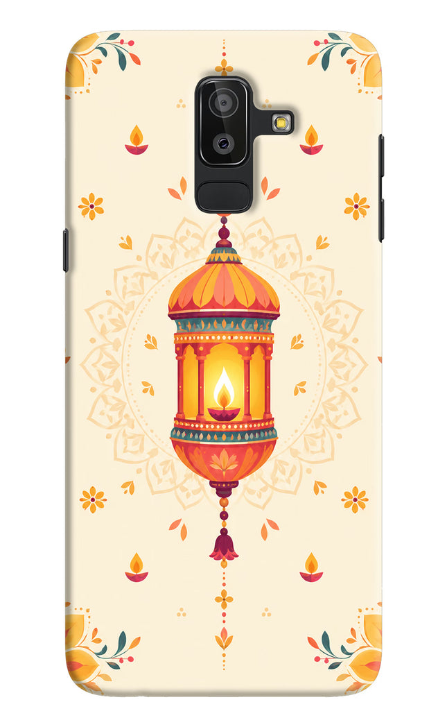 Golden Lantern Samsung J8 Hard Case Back Cover by Casekaro
