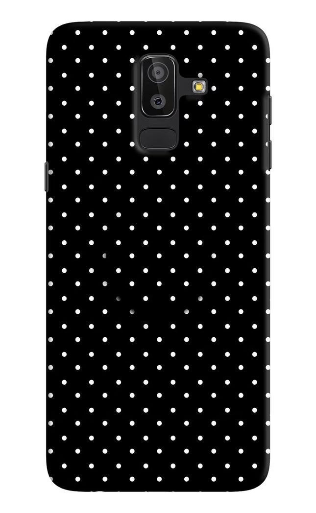 White Dots Samsung J8 Pop Case by Casekaro