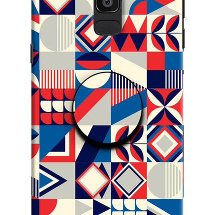 Colorful Pattern Samsung J8 Pop Case by Casekaro