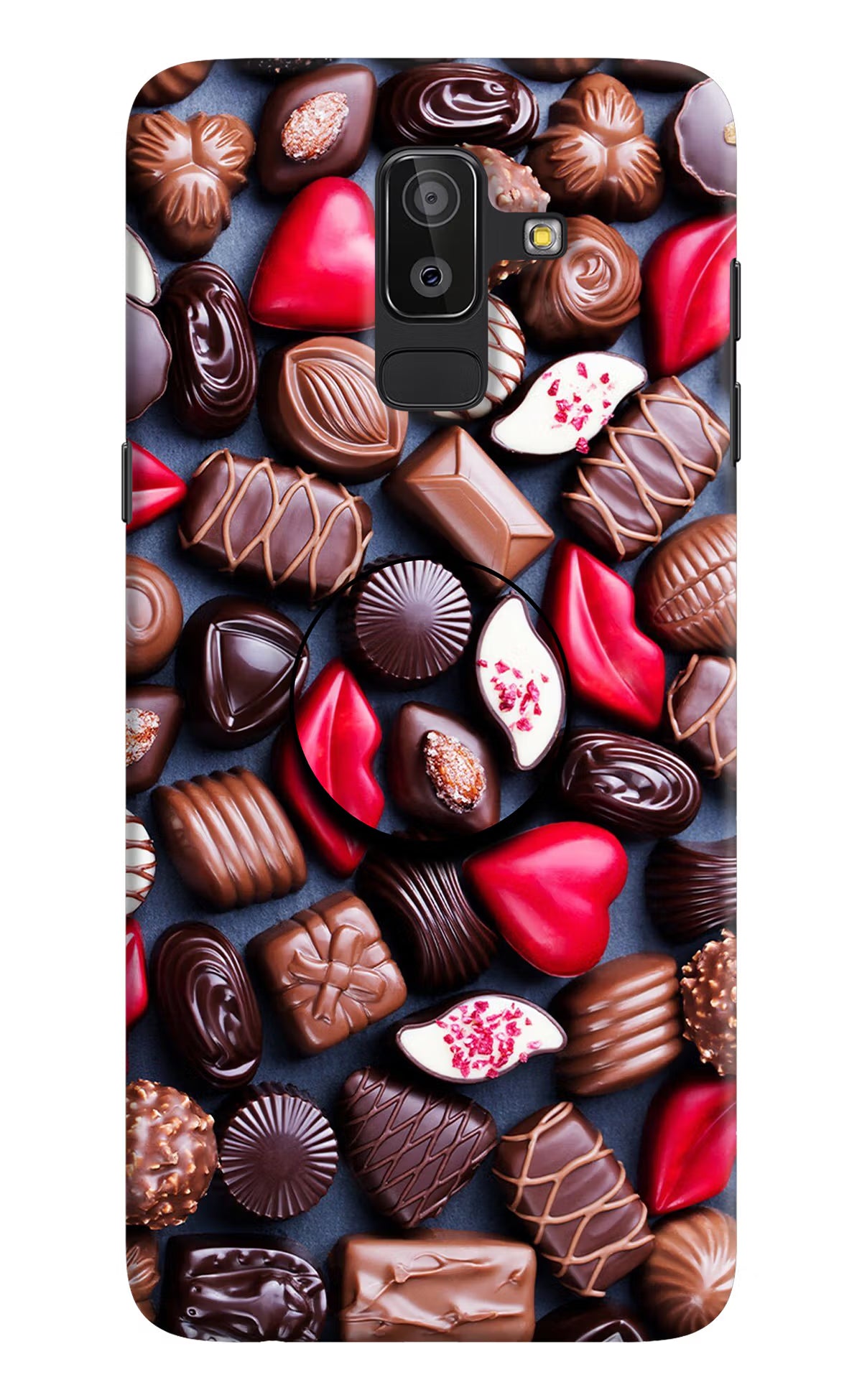 Chocolates Samsung J8 Pop Case by Casekaro