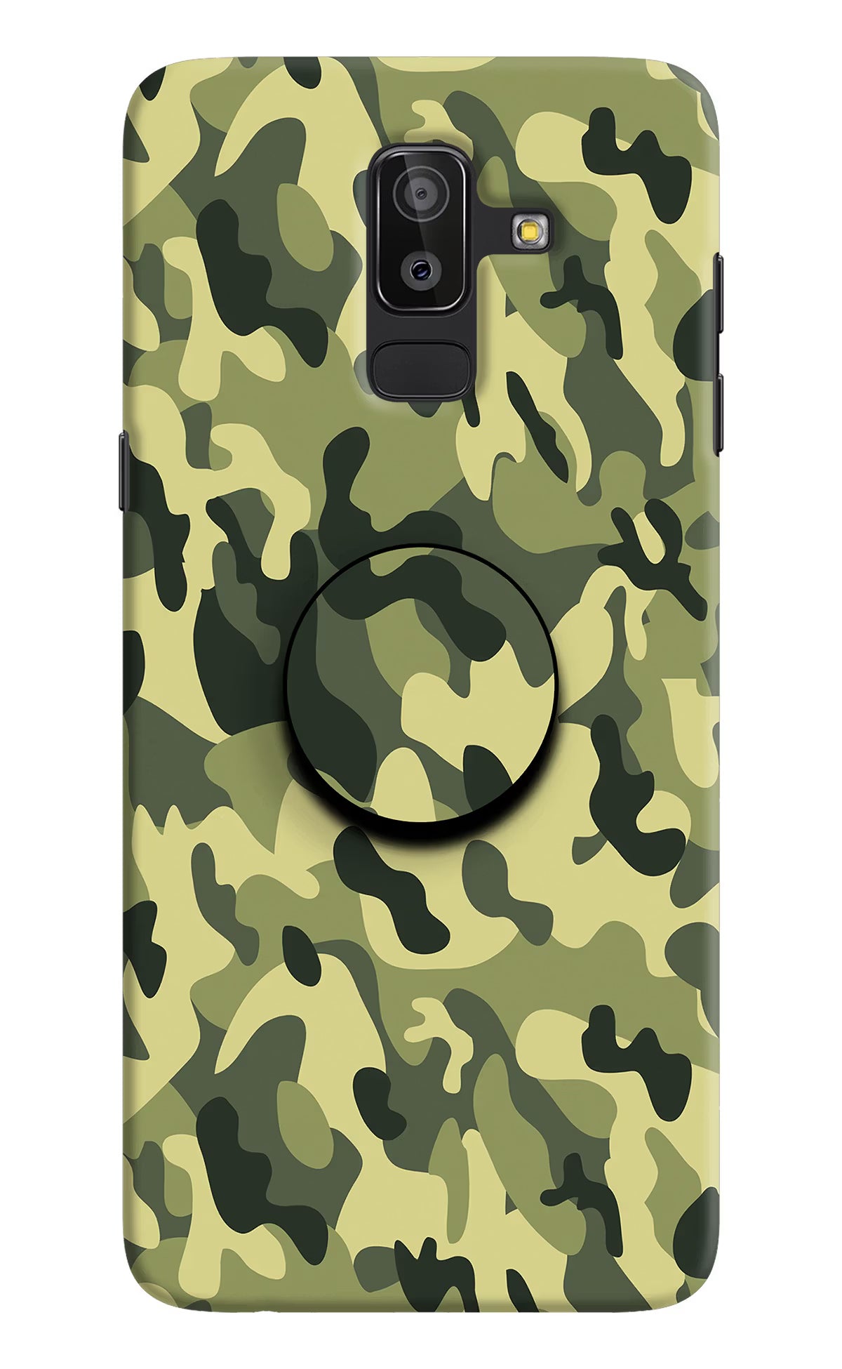 Camouflage Samsung J8 Pop Case by Casekaro