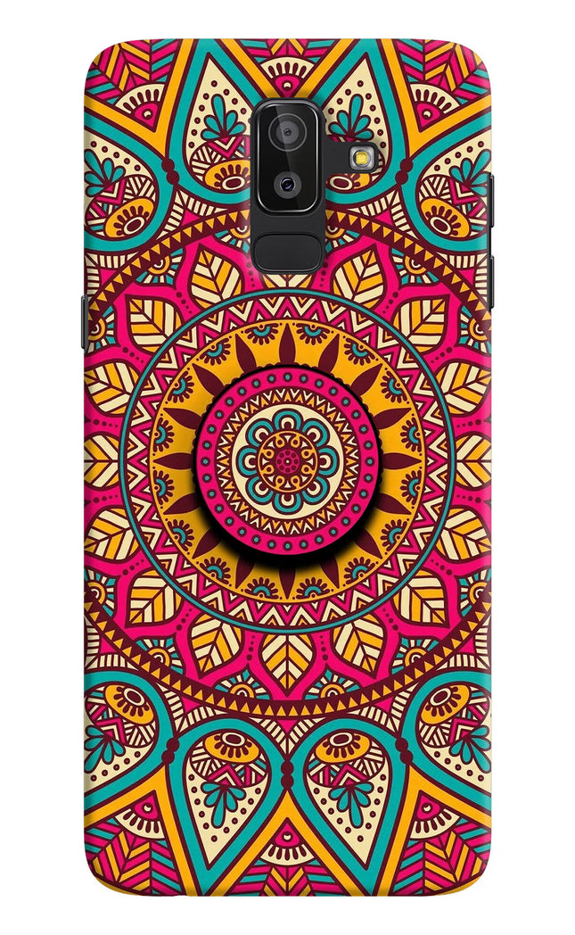 Mandala Samsung J8 Pop Case by Casekaro