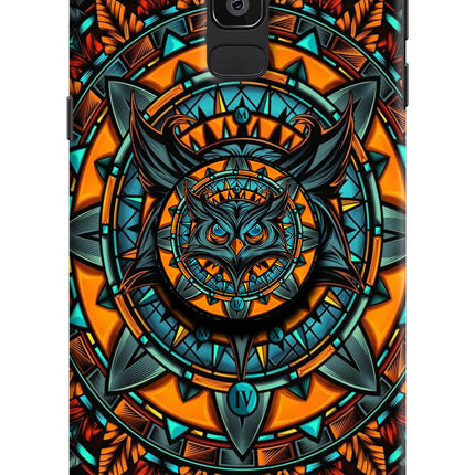 Angry Owl Samsung J8 Pop Case by Casekaro