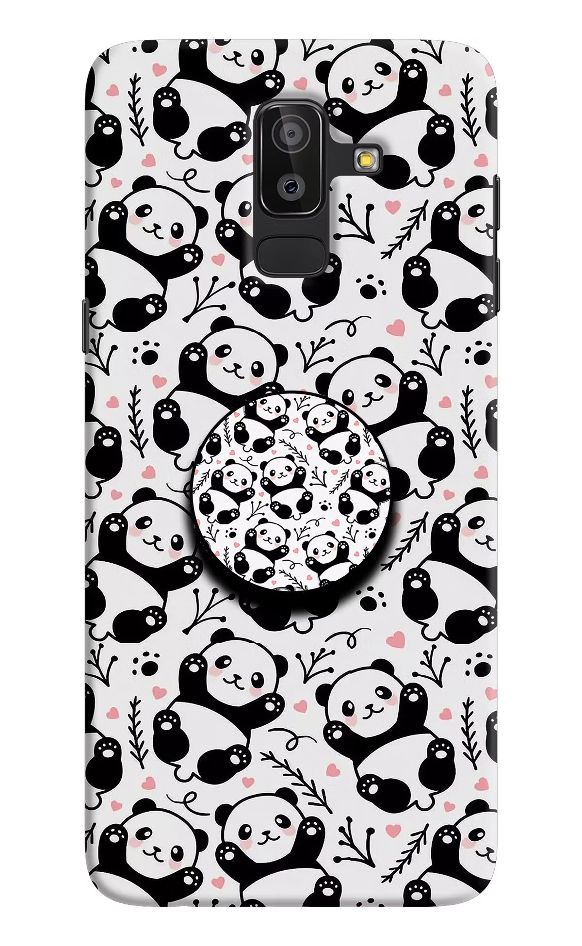 Cute Panda Samsung J8 Pop Case by Casekaro