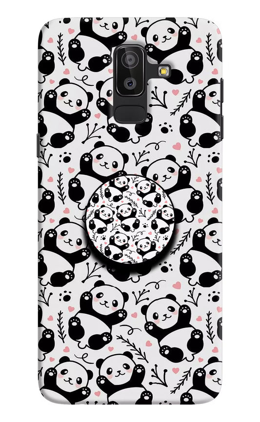 Cute Panda Samsung J8 Pop Case by Casekaro