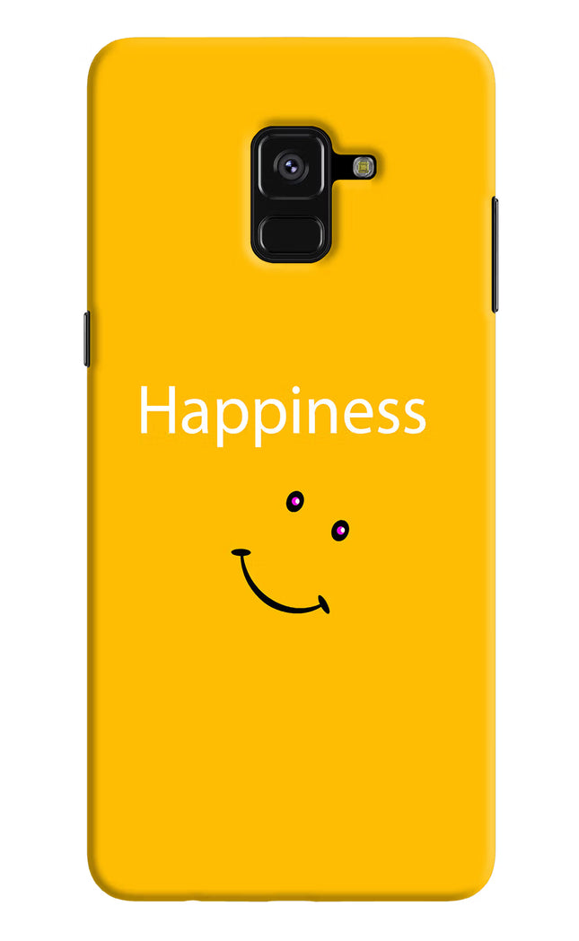 Happiness With Smiley Samsung A8 plus Hard Case Back Cover by Casekaro