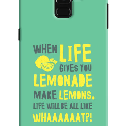 Quote Samsung A8 plus Hard Case Back Cover by Casekaro