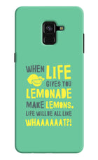 Quote Samsung A8 plus Hard Case Back Cover by Casekaro